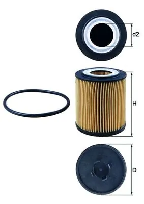 Фільтр масла Astra G/Omega B/Vectra B 1.8i 16V